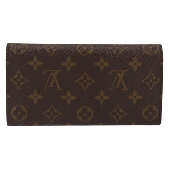 Authentic LOUIS VUITTON Monogram Portefeuille Emilie Wallet bst264-120225 - Picture 2 of 16